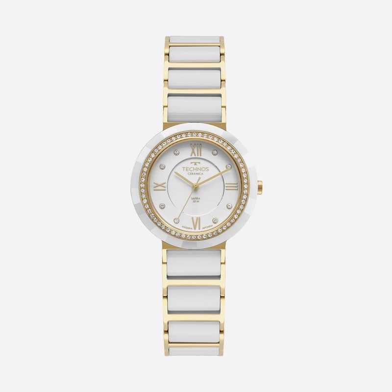 Imagem principal Relógio Technos Feminino em Aço Dourado e Cerâmica Technos