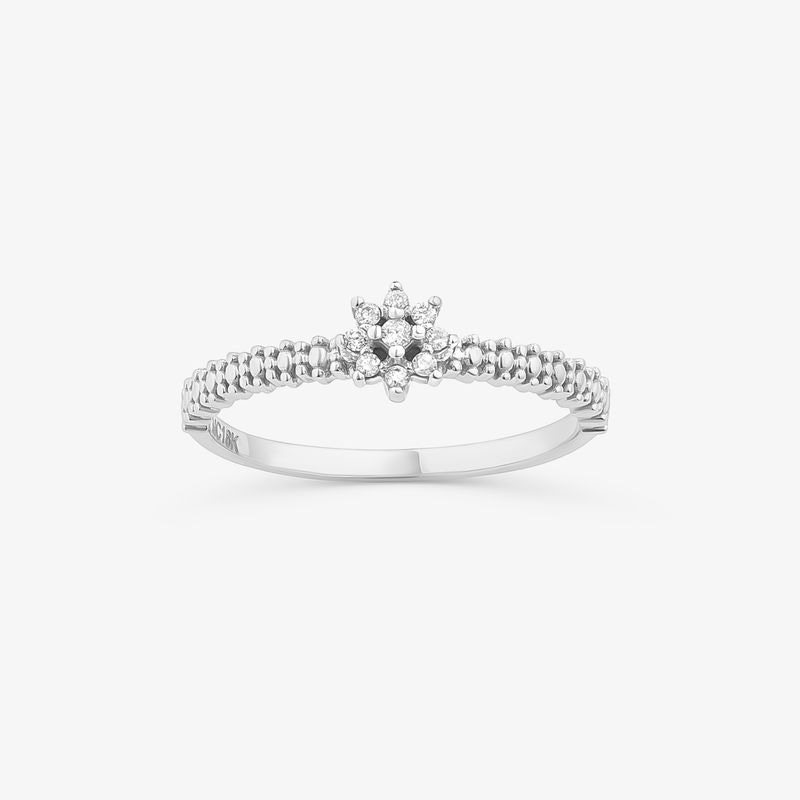 Imagem principal Anel Solitário com Diamantes em Ouro Branco 18k Monte Carlo