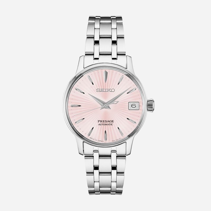 Imagem principal Relógio Seiko Feminino em Aço Prateado e Mostrador Rosa SRP839J1 Seiko