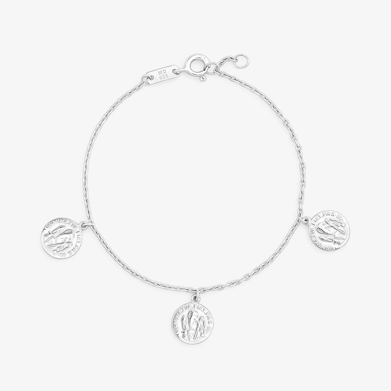 Imagem principal Pulseira São Bento em Prata 925- 18 cm Monte Carlo