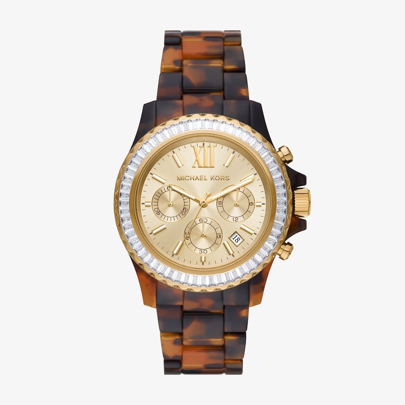 Imagem principal Relógio Michael Kors Ritz Cronógrafo Feminino com Pulseira Tartaruga Michael Kors