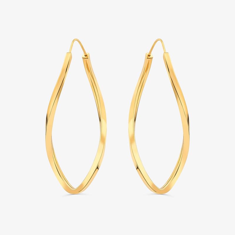 Imagem principal Brinco Argola Torcida em Ouro Amarelo 18k - 46mm Monte Carlo