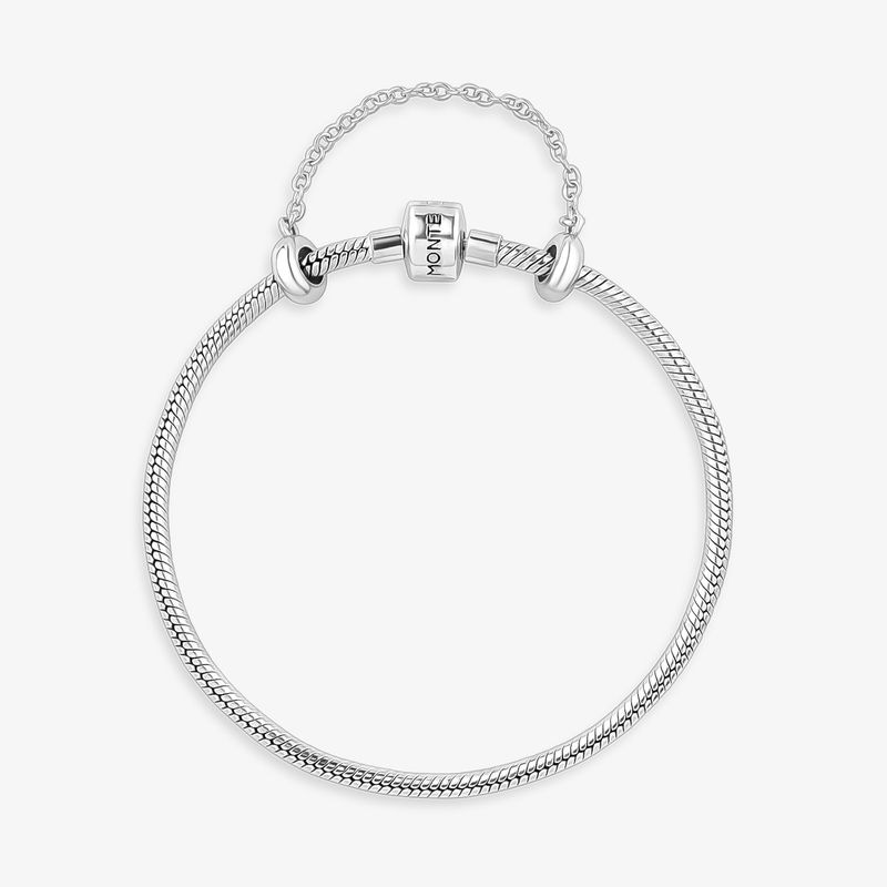 Imagem principal Pulseira Maleável Em Prata 925 Com Fecho Tradicional - 20 cm Jolie by Monte Carlo