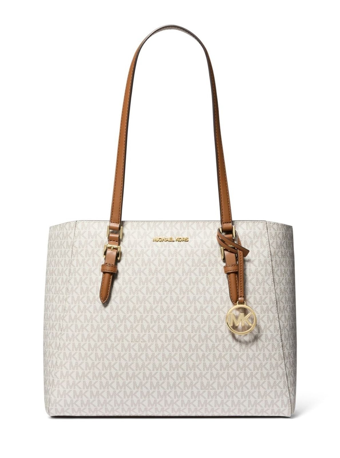 Imagem principal Bolsa Tote Charlotte 3In1 Logo Grande 35F3gcft9t150 Michael Kors branco