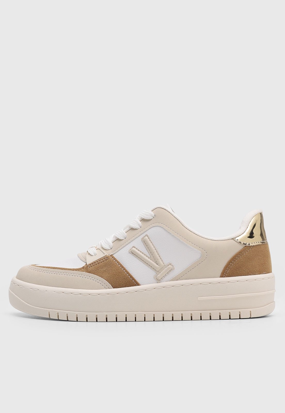 Imagem principal Tênis Feminino Vizzano Detalhe Dourado VIZZANO branco