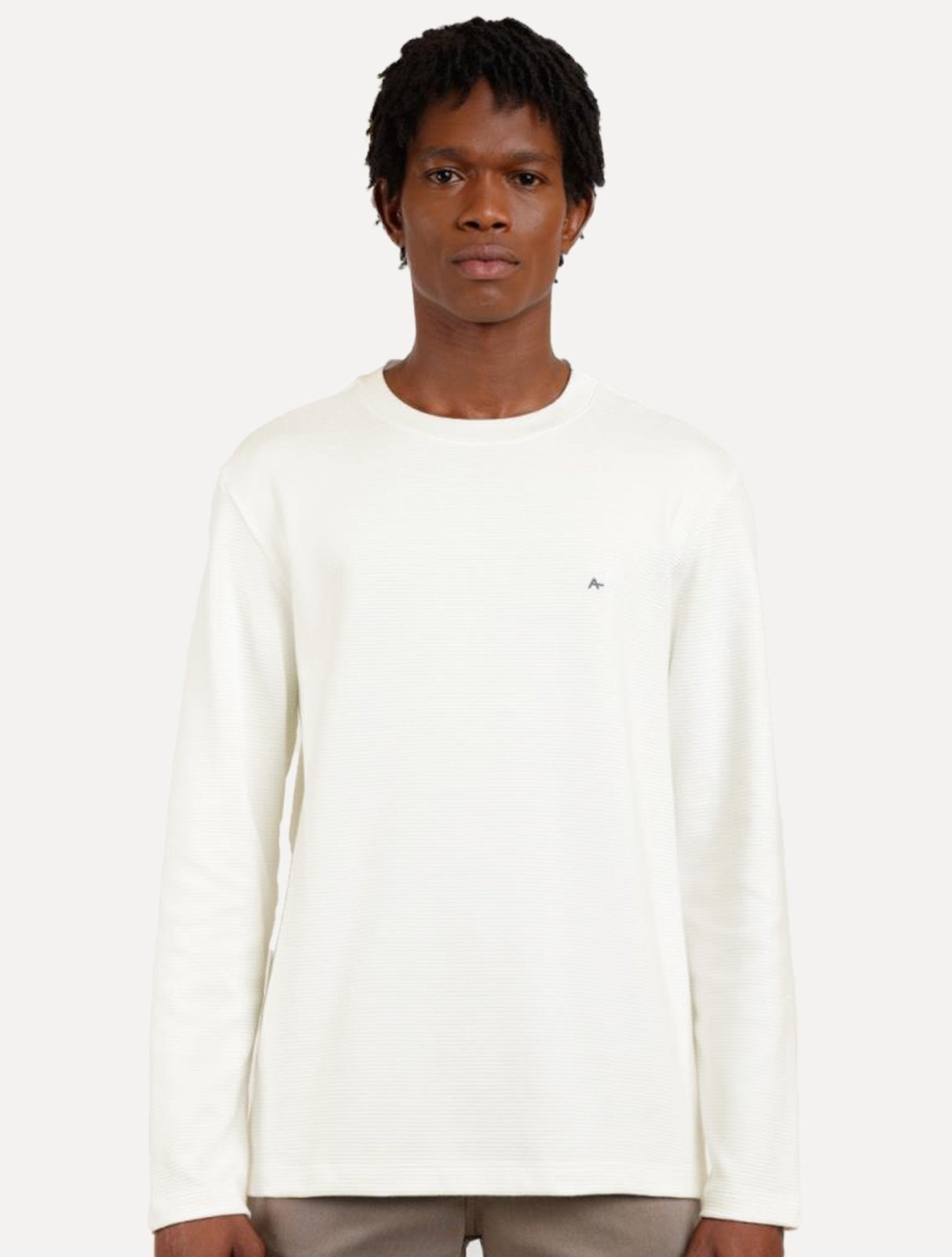 Imagem principal Blusa Aramis Masculina Regular Suedine Canelado Off-White Aramis off-white white