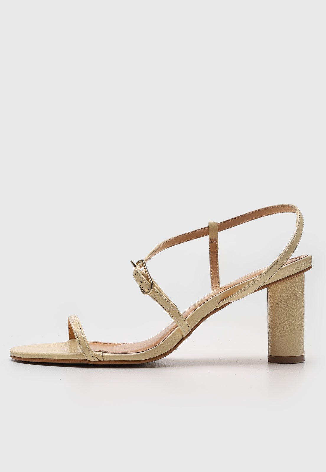 Imagem principal Sandália Feminina Degalls Salto Bloco Amarela Degalls amarelo