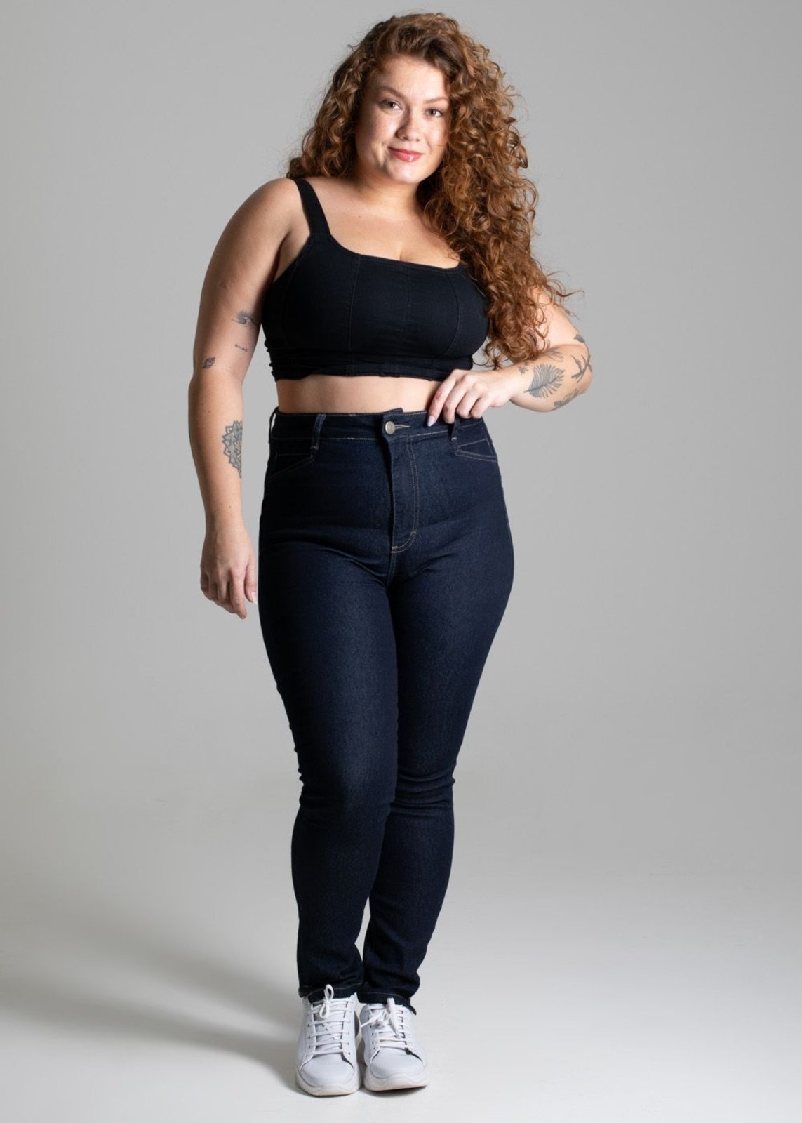 Imagem principal Calça Jeans Sawary Plus Size - 275283 Sawary azul