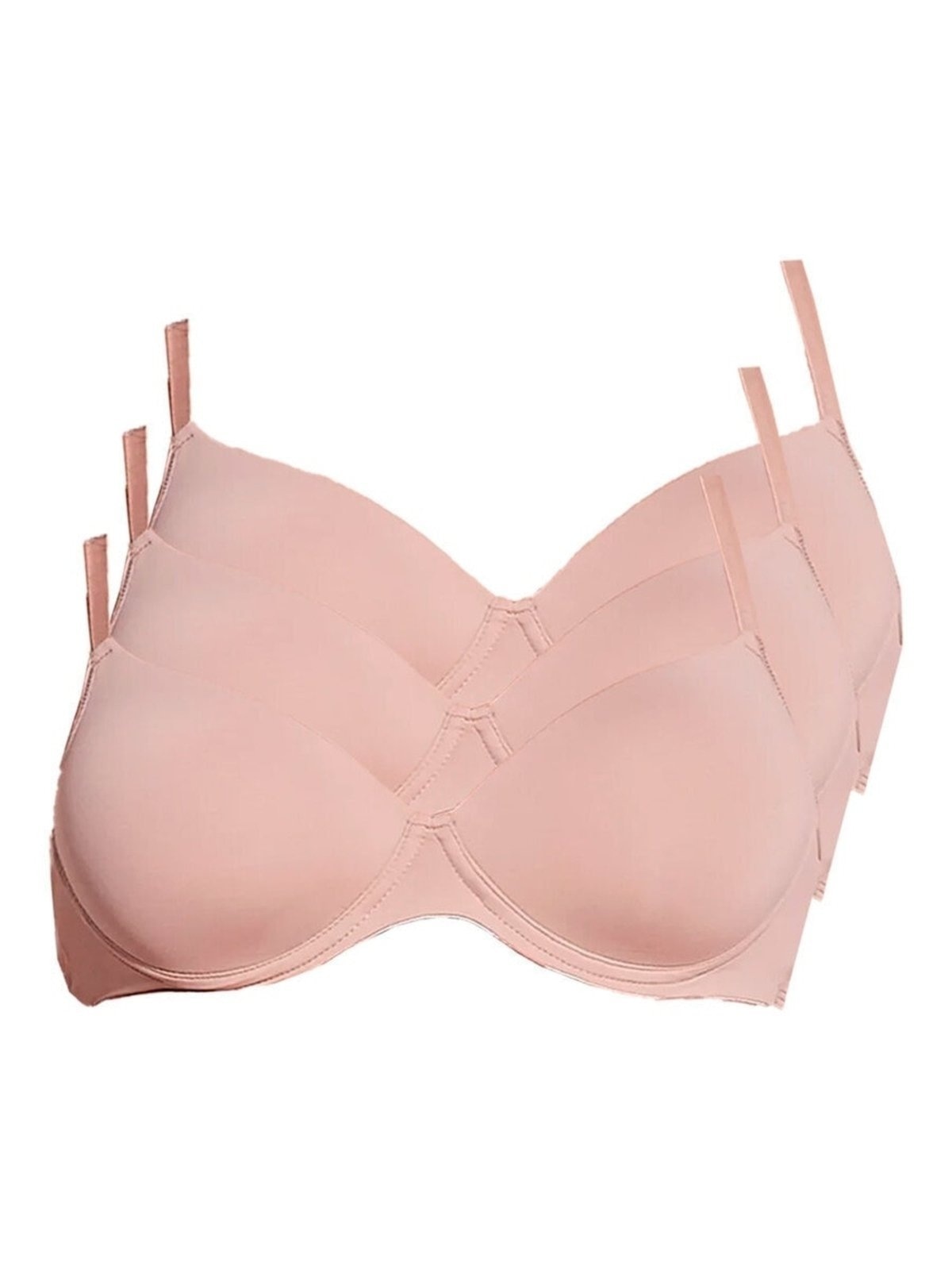 Imagem principal Kit com 3 Sutiãs com Aro e Bojo Hope 2484 Taça B Hope bege