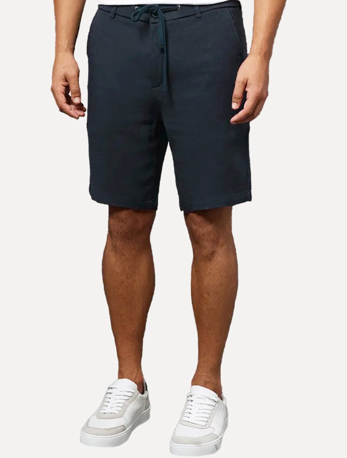 Imagem principal Bermuda Calvin Klein Jeans Masculina Cadarço Linen Calvin Klein azul marinho