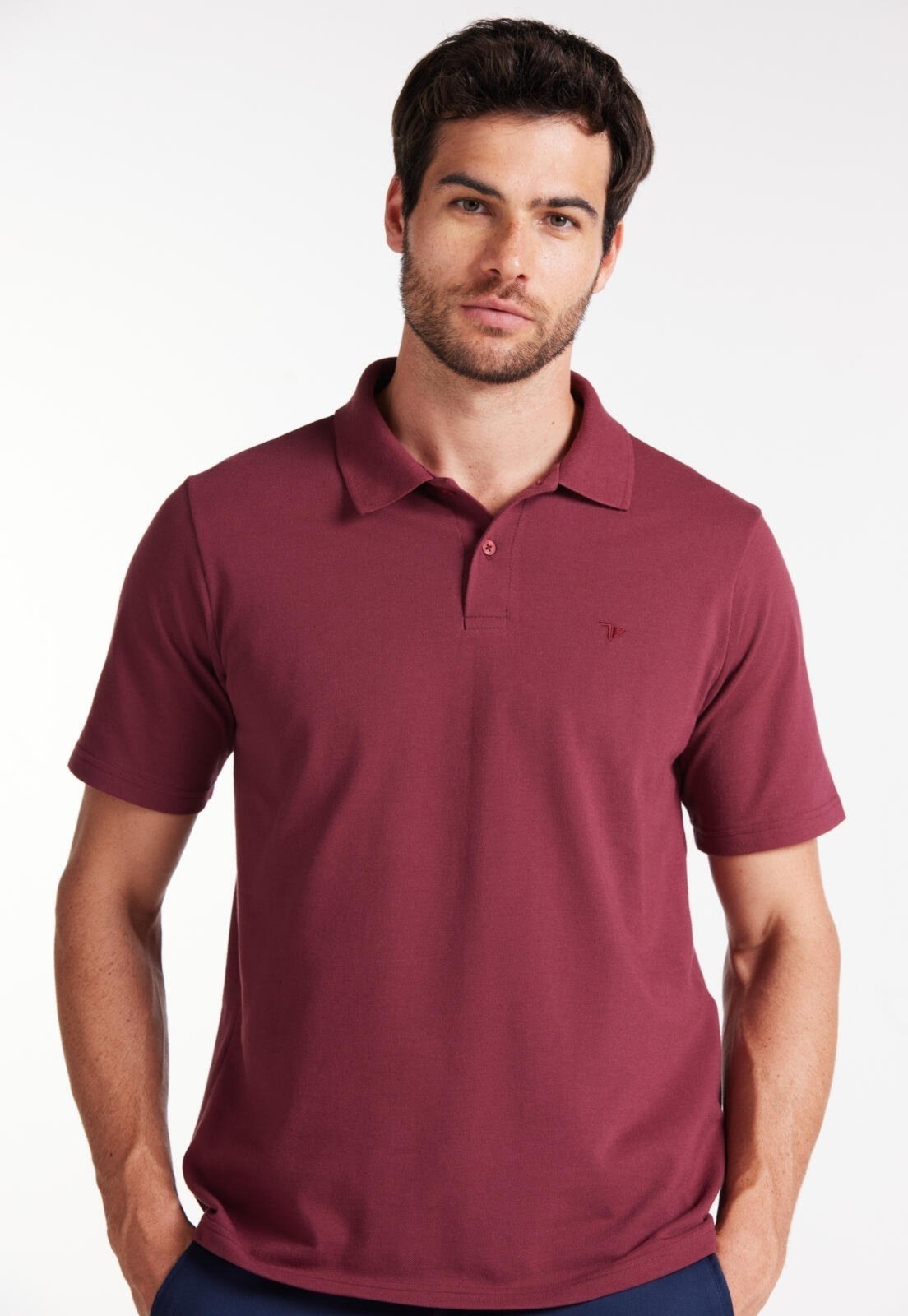 Imagem principal Polo Slim Piquet Traymon Sauvignon Traymon vermelho