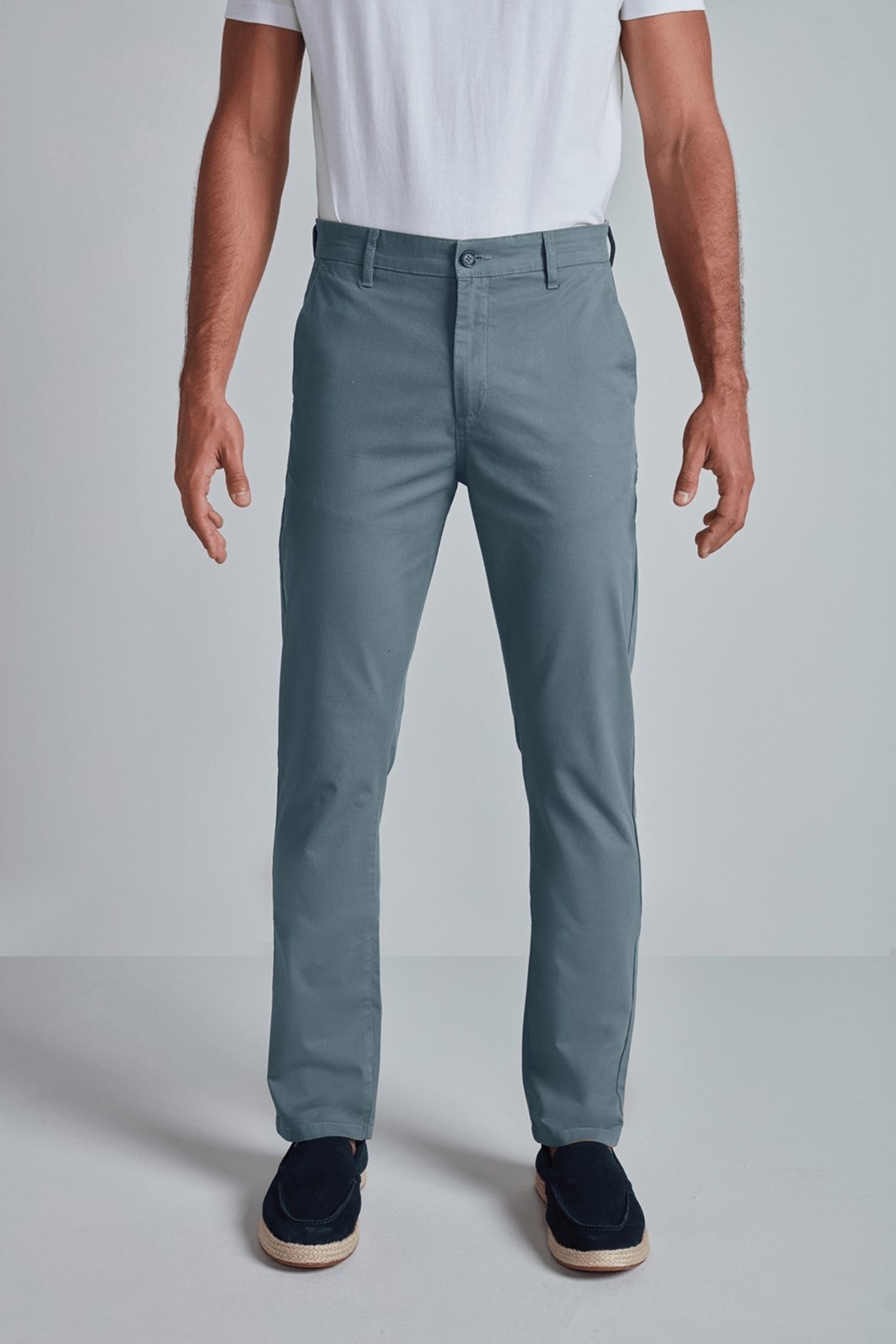 Imagem principal HIGHSTIL Calça Chino Slim Fit Acinzentado HIGHSTIL azul