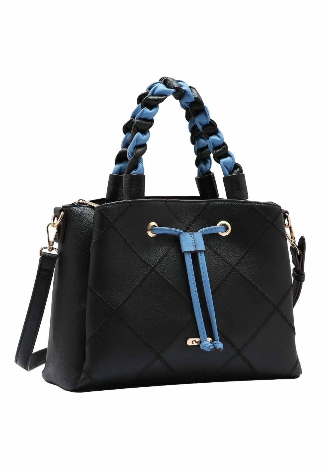 Imagem principal Bolsa Feminina Chenson Original Pesponto Mão 3484888 Chenson preto
