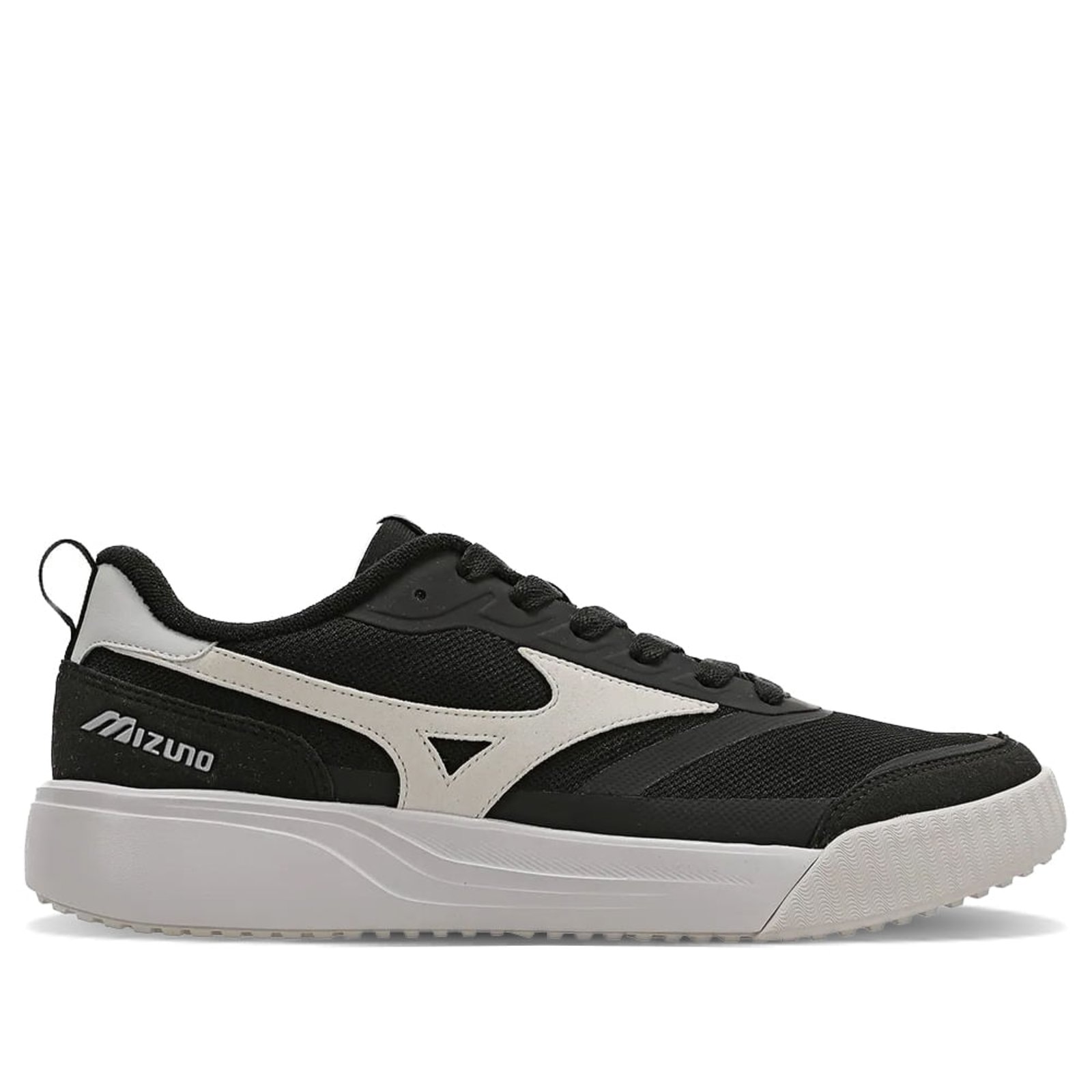 Imagem principal Tênis Masculino Mizuno Edo Cross Mesh Suede Branco Mizuno preto