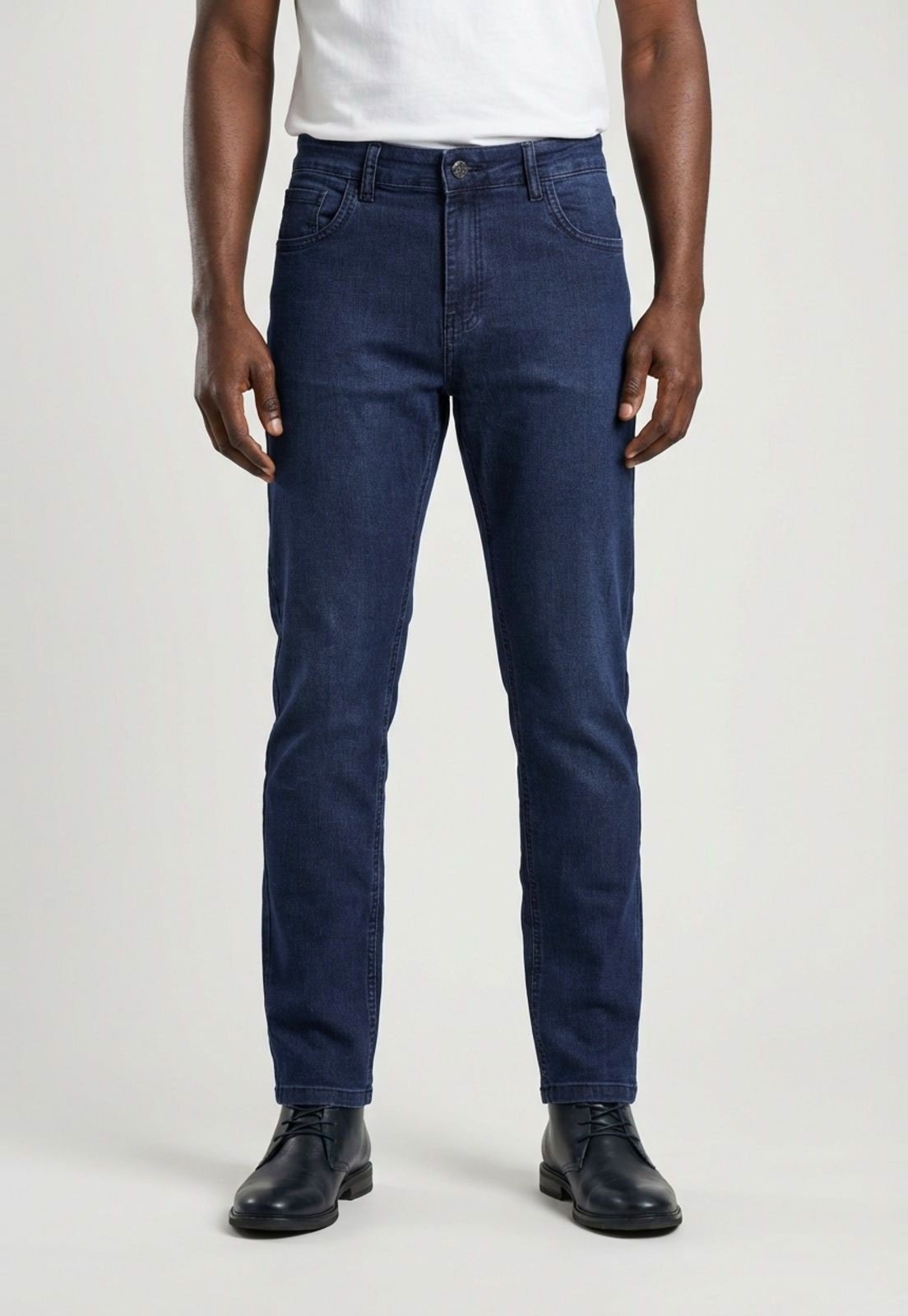 Imagem principal Calça Masculina Aleatory Reta Escura Aleatory azul