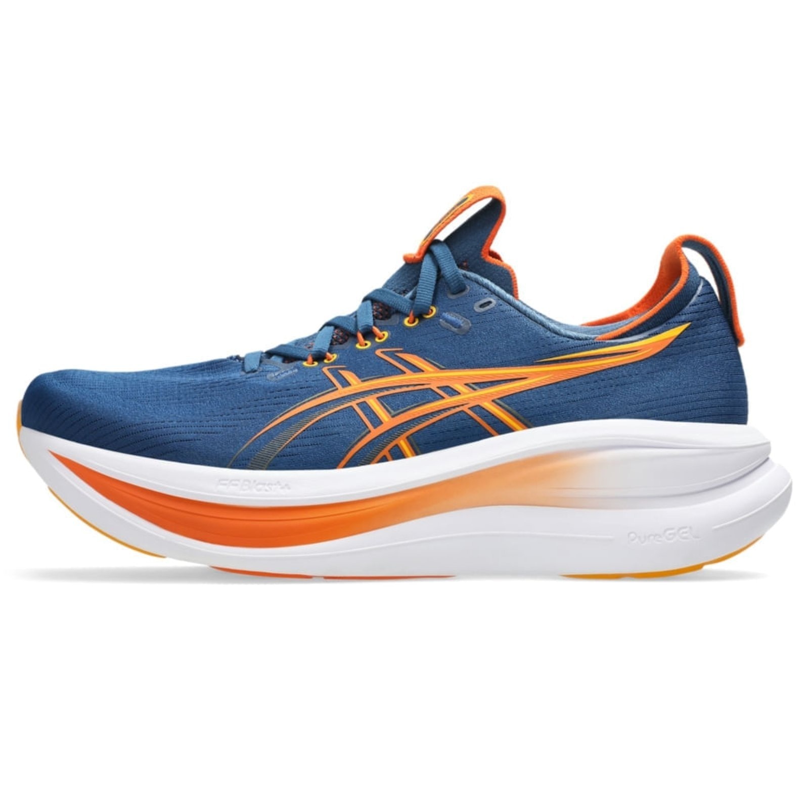 Imagem principal Tênis ASICS GEL Nimbus 28 - Masculino Amarelo ASICS azul