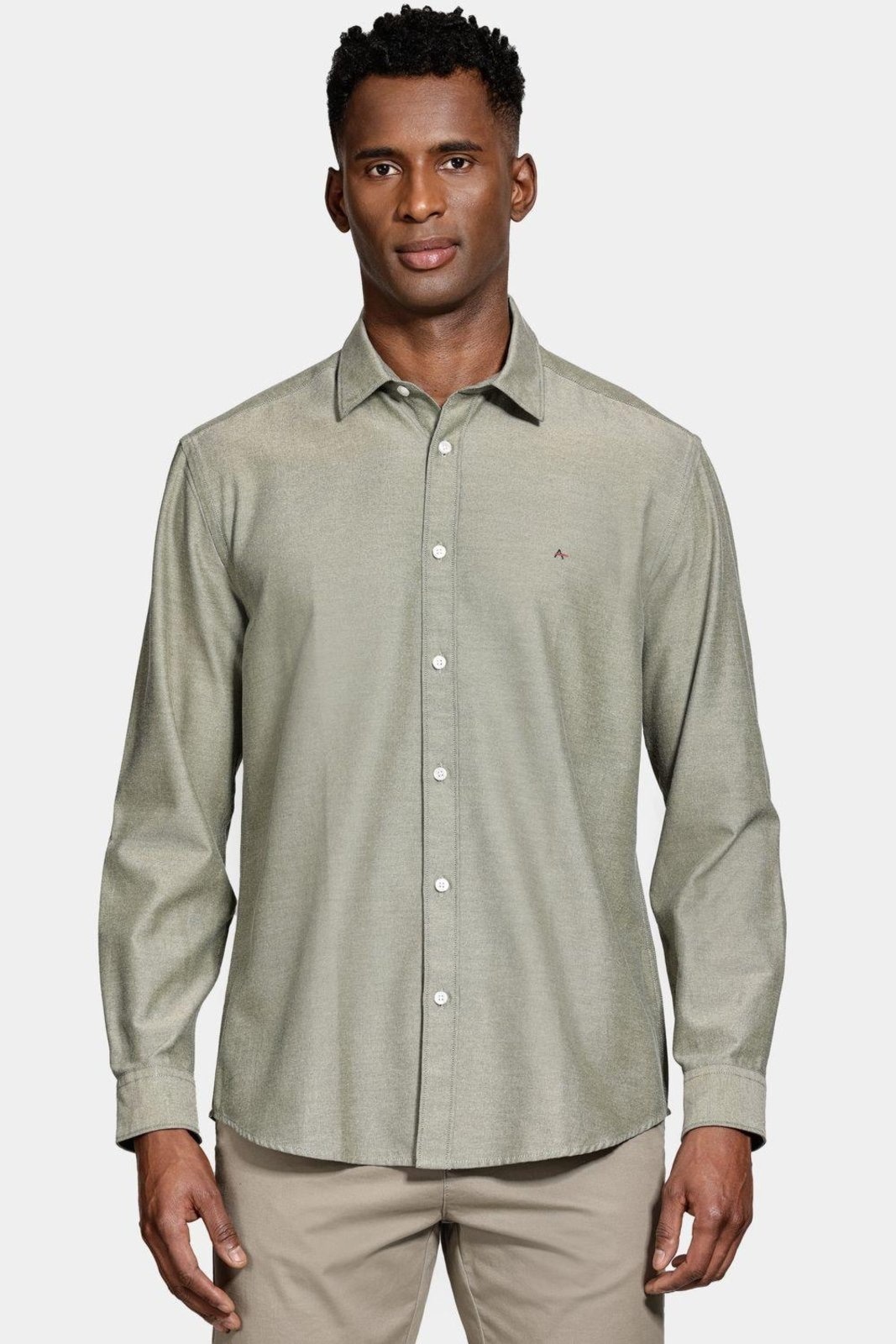 Imagem principal Camisa Aramis Manga Longa Regular Sarja Mista Aramis azul