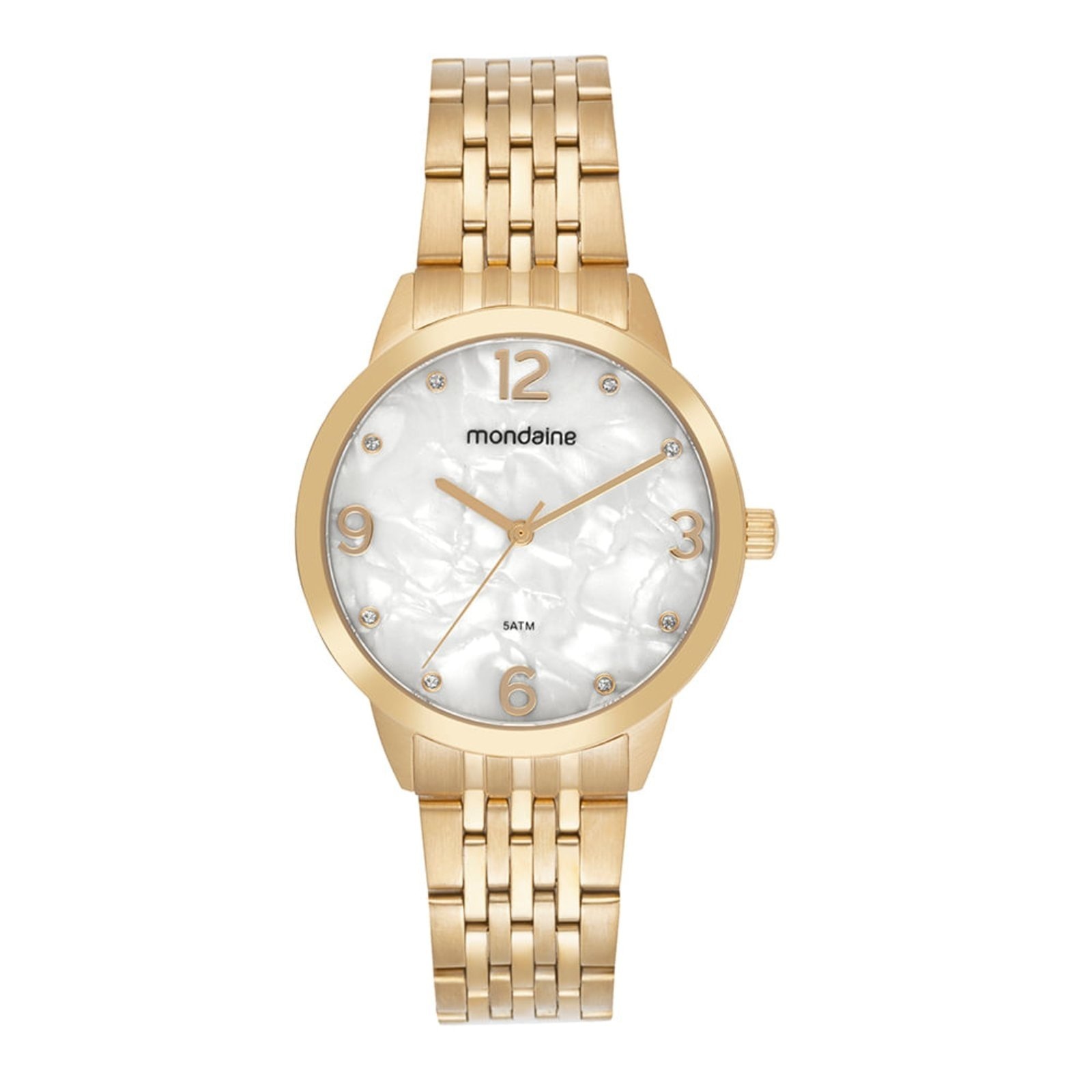 Imagem principal Relógio Feminino Mondaine Madreperola Mondaine dourado