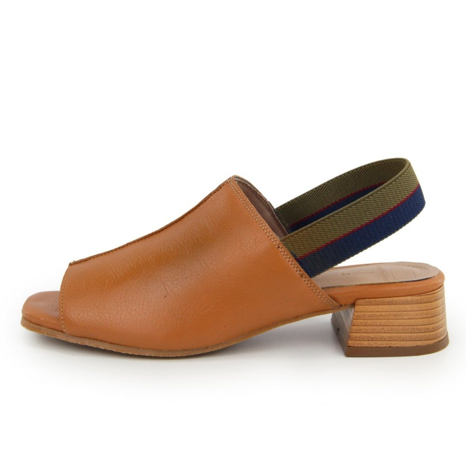 Imagem principal Sandália Feminina Salto Baixo Em Couro Confortável Maria Paula Terra Cota MARIA PAULA caramelo