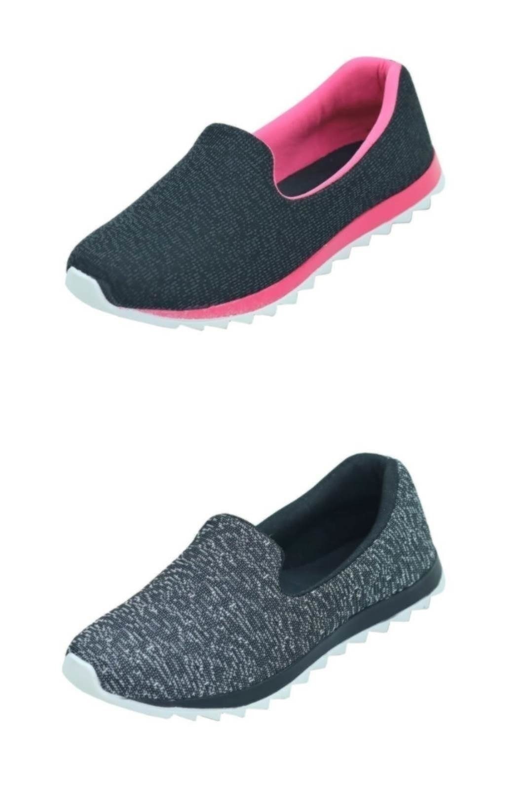 Imagem principal Kit 02 Pares Tênis Calce Fácil D.S Extra Macio Slip On Pink Donna Santa branco/pink pink