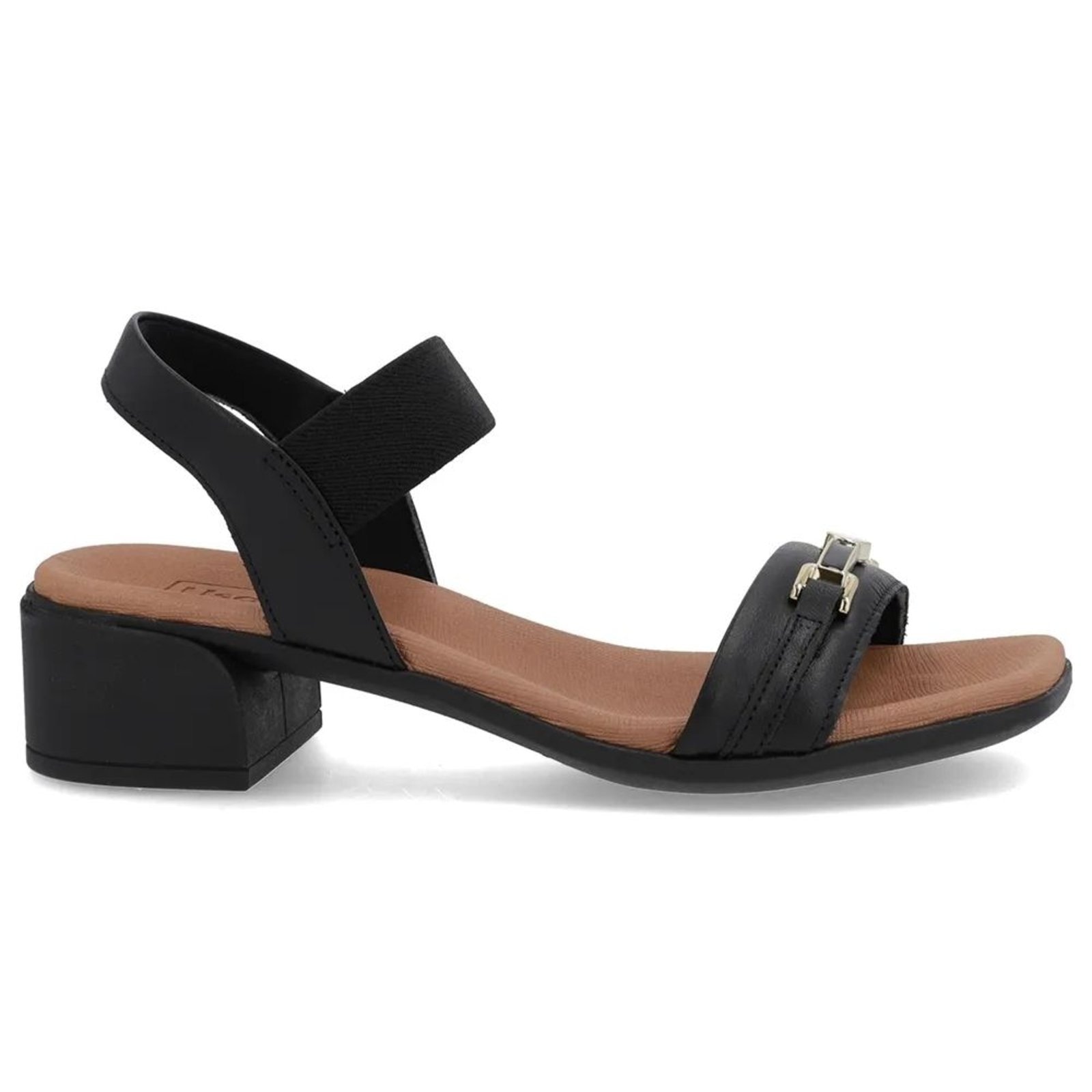 Imagem principal Sandália Feminina Salto Bloco Couro Usaflex AN27004 Usaflex preto