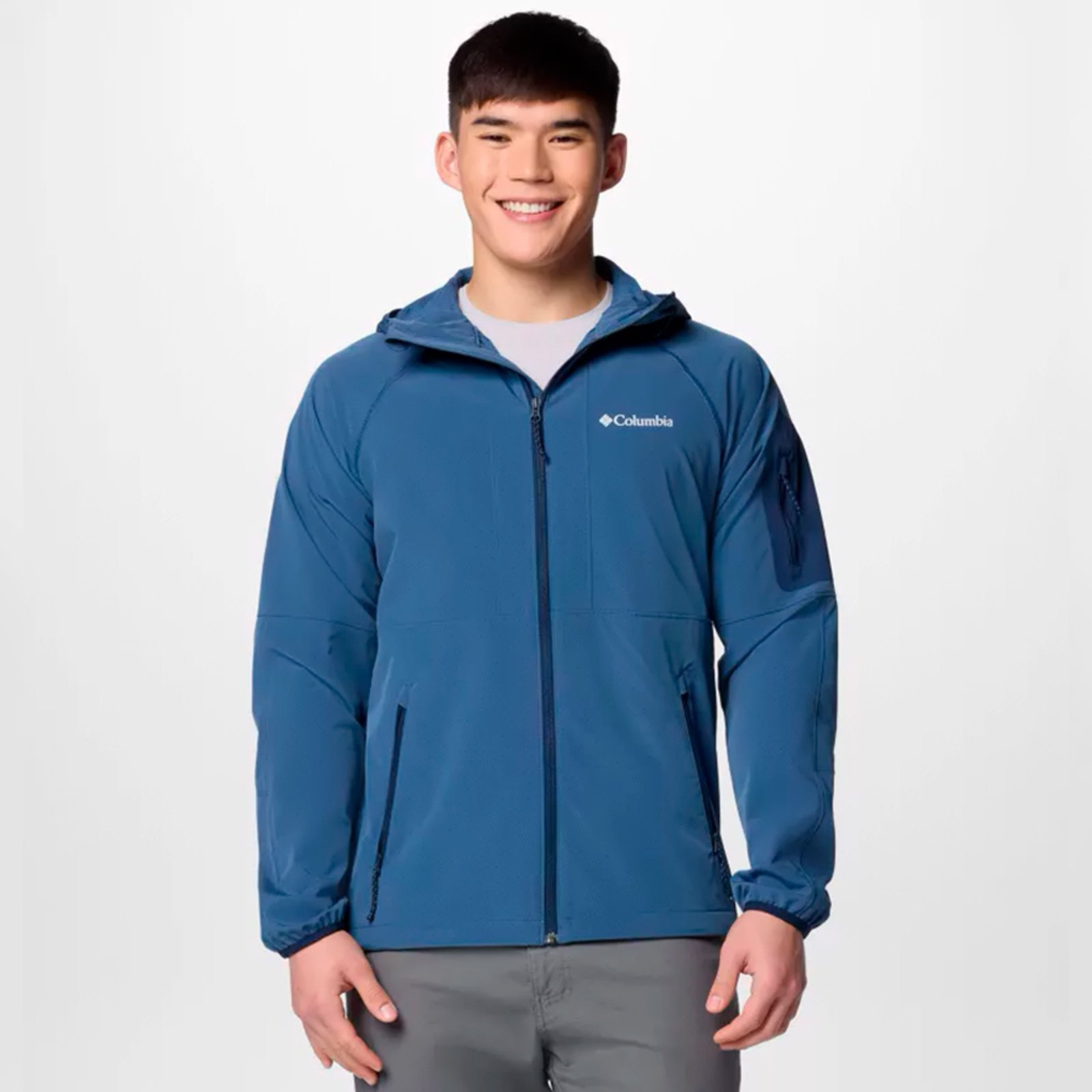 Imagem principal Jaqueta Columbia Tall Heights II Hooded Masculino Columbia azul
