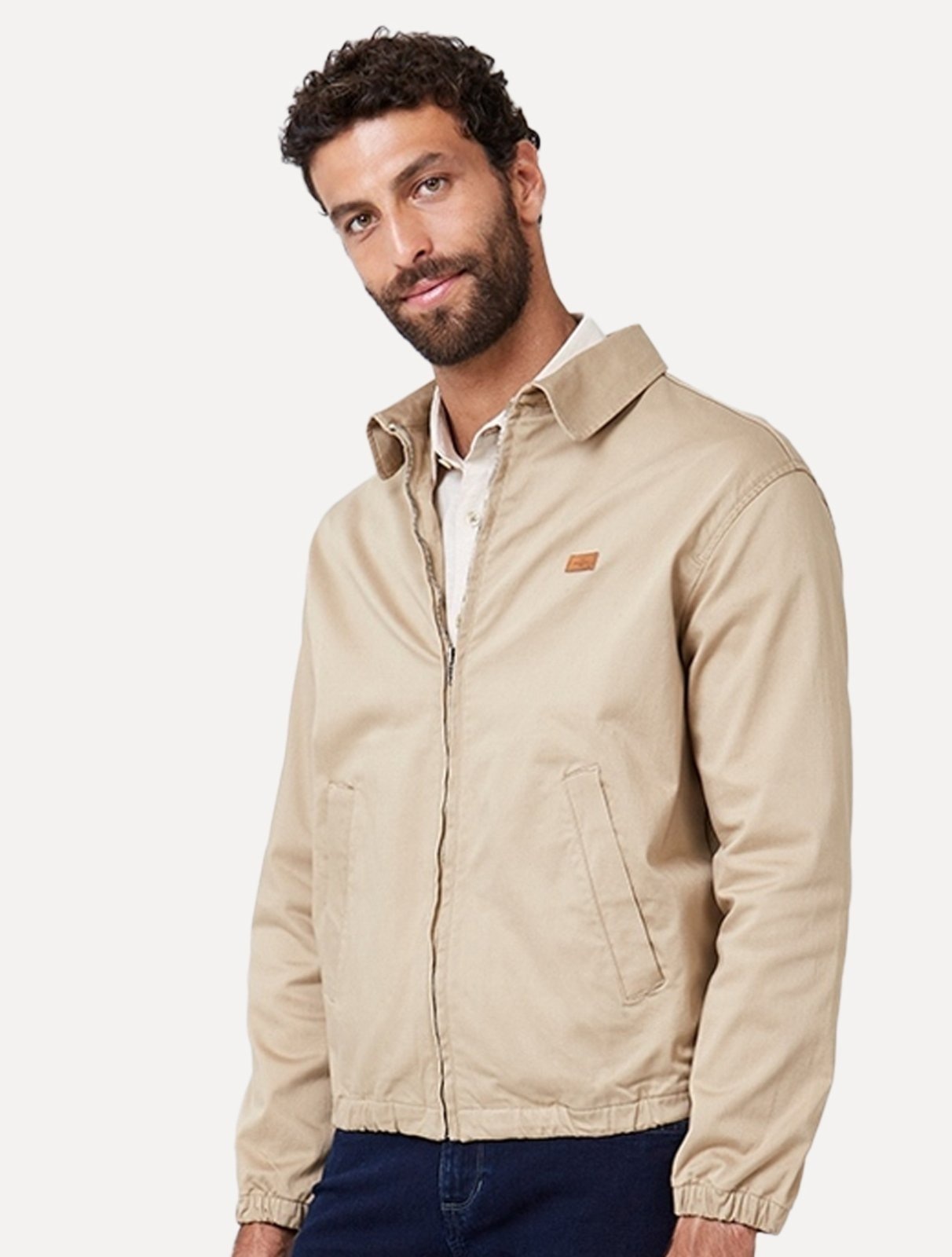 Imagem principal Jaqueta Dudalina Masculina Sarja Madison édio Dudalina cáqui