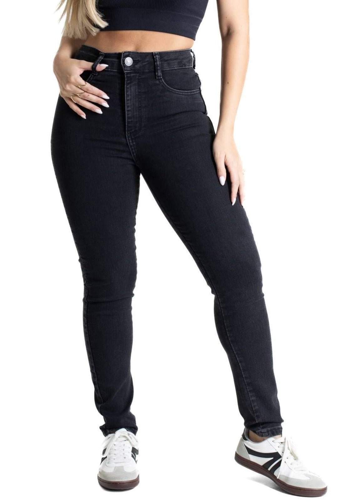 Imagem principal Calça Sarja Sawary Push Up - 280965 Sawary preto