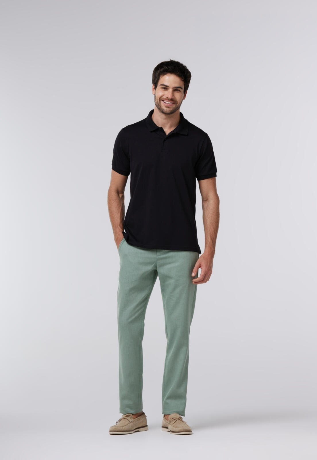 Imagem principal Calça Linho Traymon Casual Traymon verde