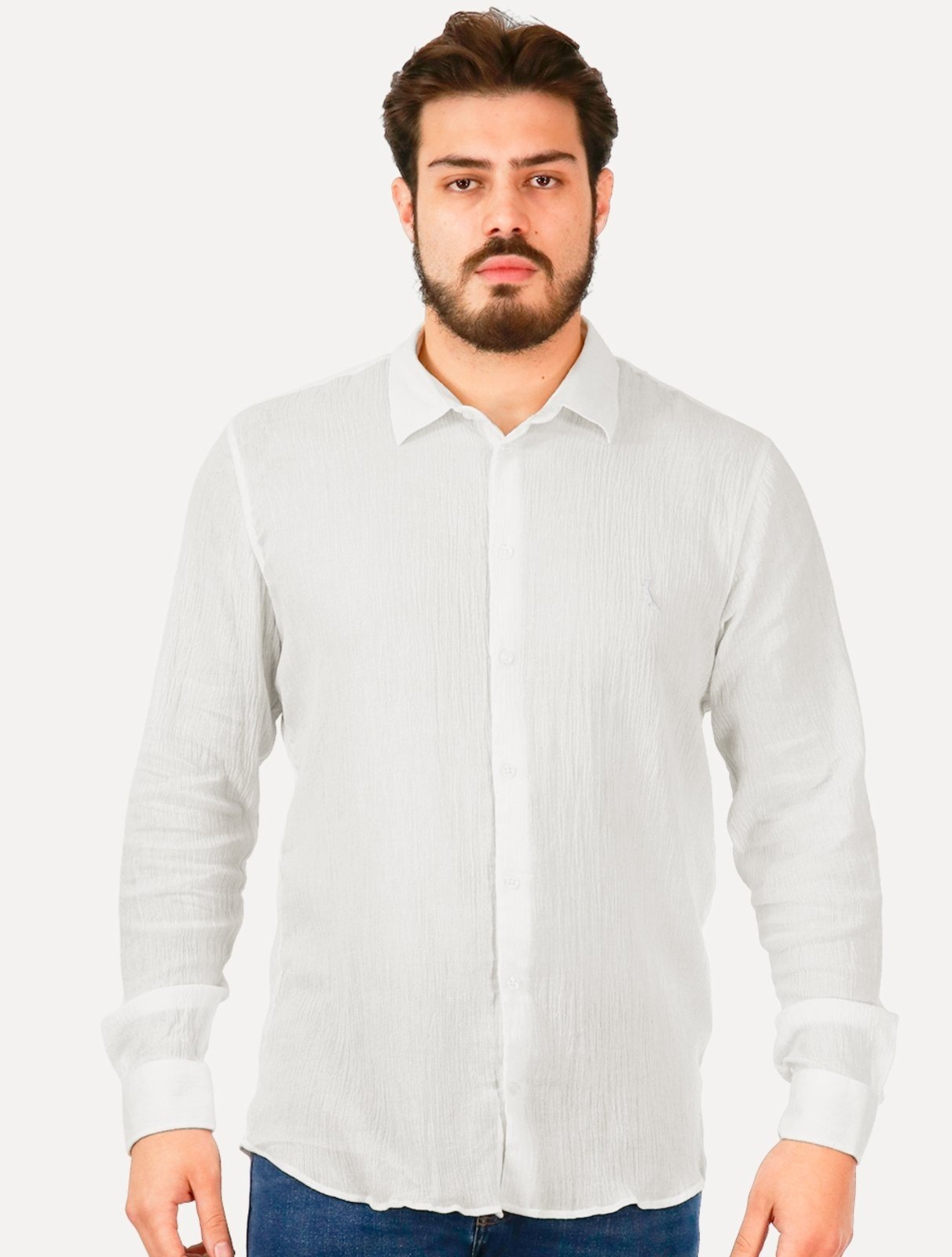 Imagem principal Camisa Reserva Masculina Cotton Voil Gaze Branca Reserva branco