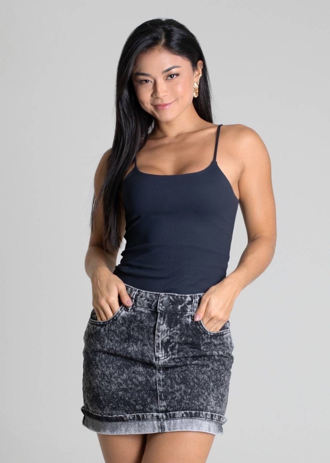 Imagem principal Saia Jeans Sawary - 279682 Sawary preto