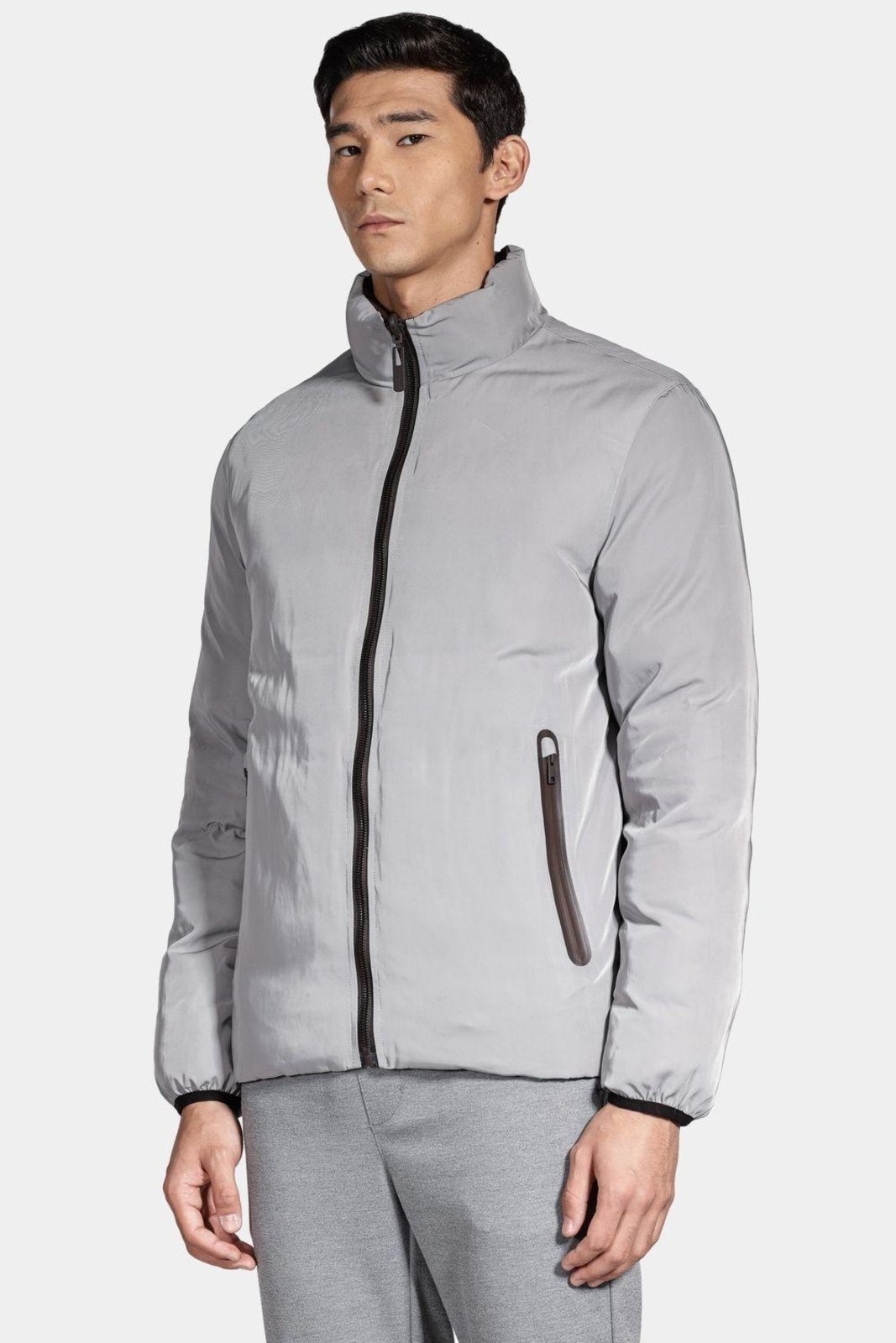 Imagem principal Jaqueta Aramis Nylon Dupla Face Puffer Aramis cinza