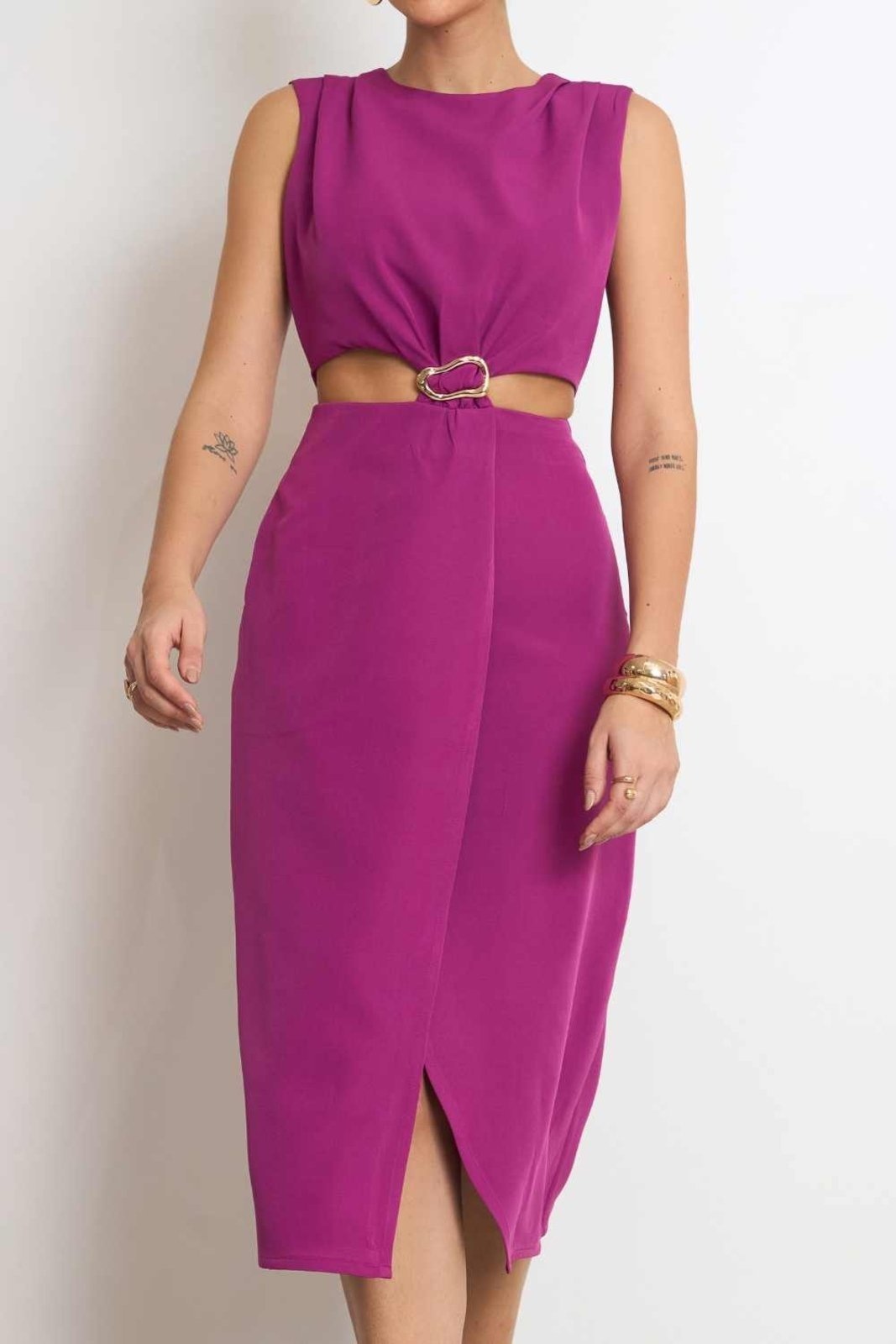 Imagem principal Vestido Vanibele Midi Fúcsia Vanibele pink