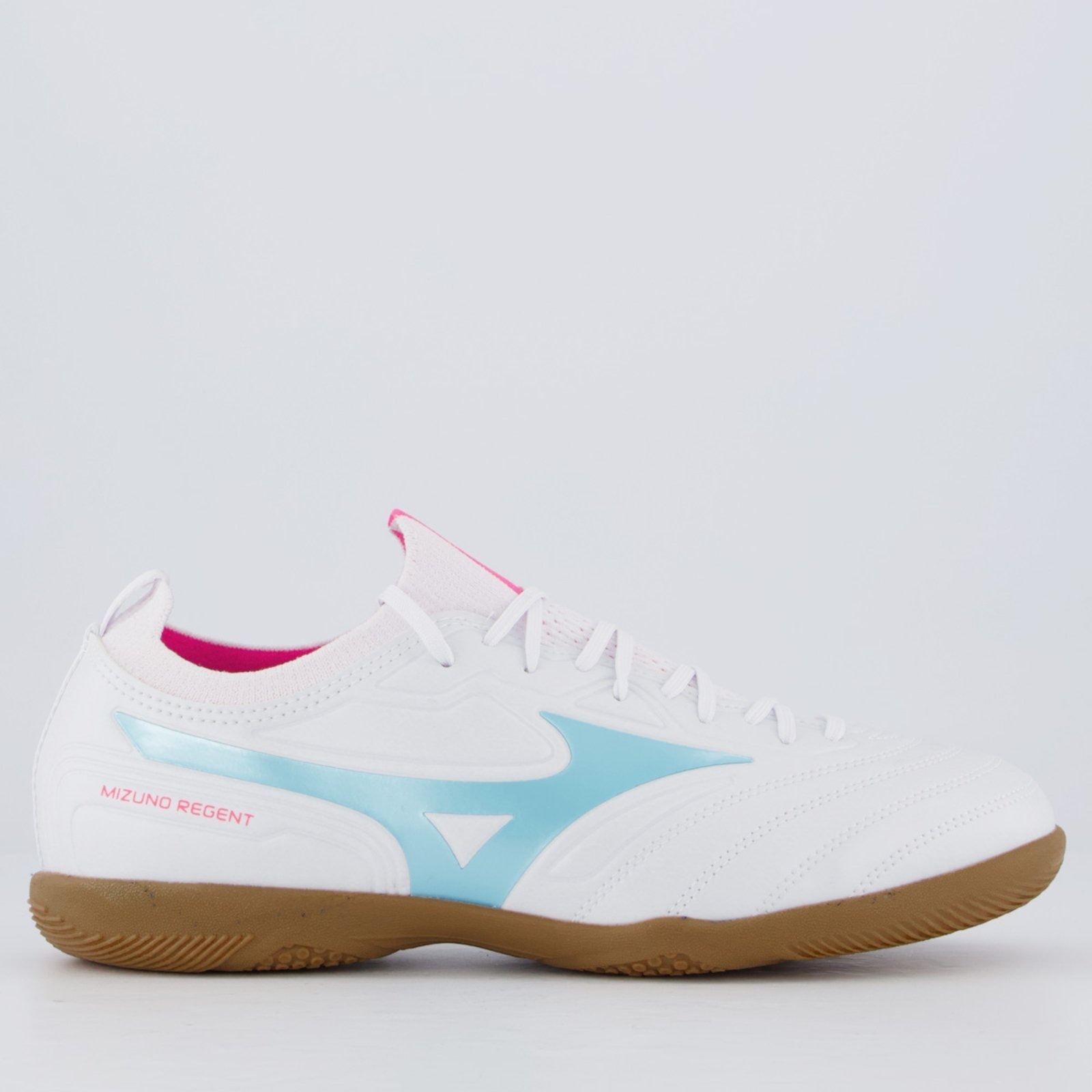 Imagem principal Chuteira Mizuno Regent IN Futsal Branca e Azul Mizuno branco azul