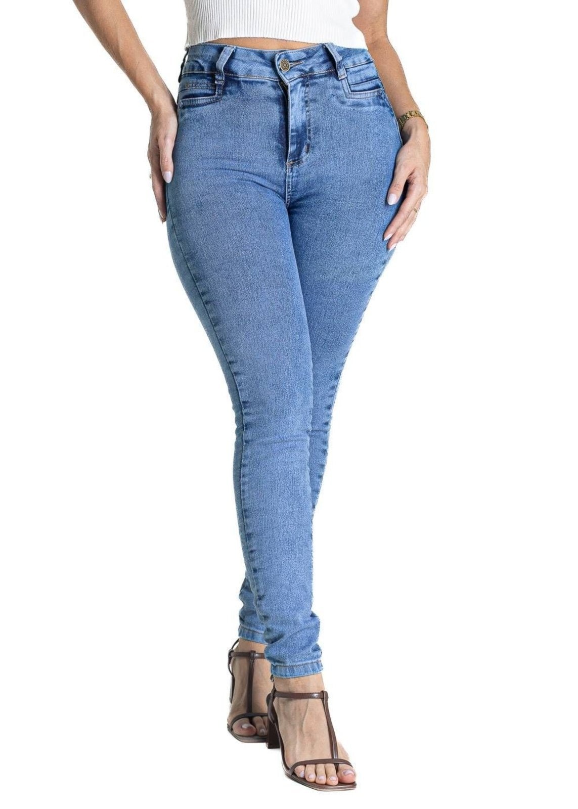 Imagem principal Calça Jeans Sawary Levanta Bumbum - 281113 Sawary azul
