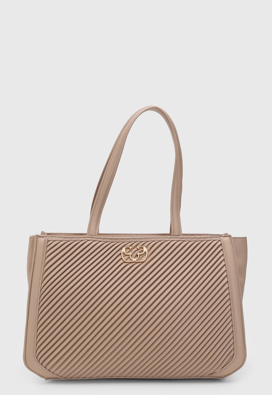 Imagem principal Bolsa Feminina Capodarte Grande Seda Capodarte bege