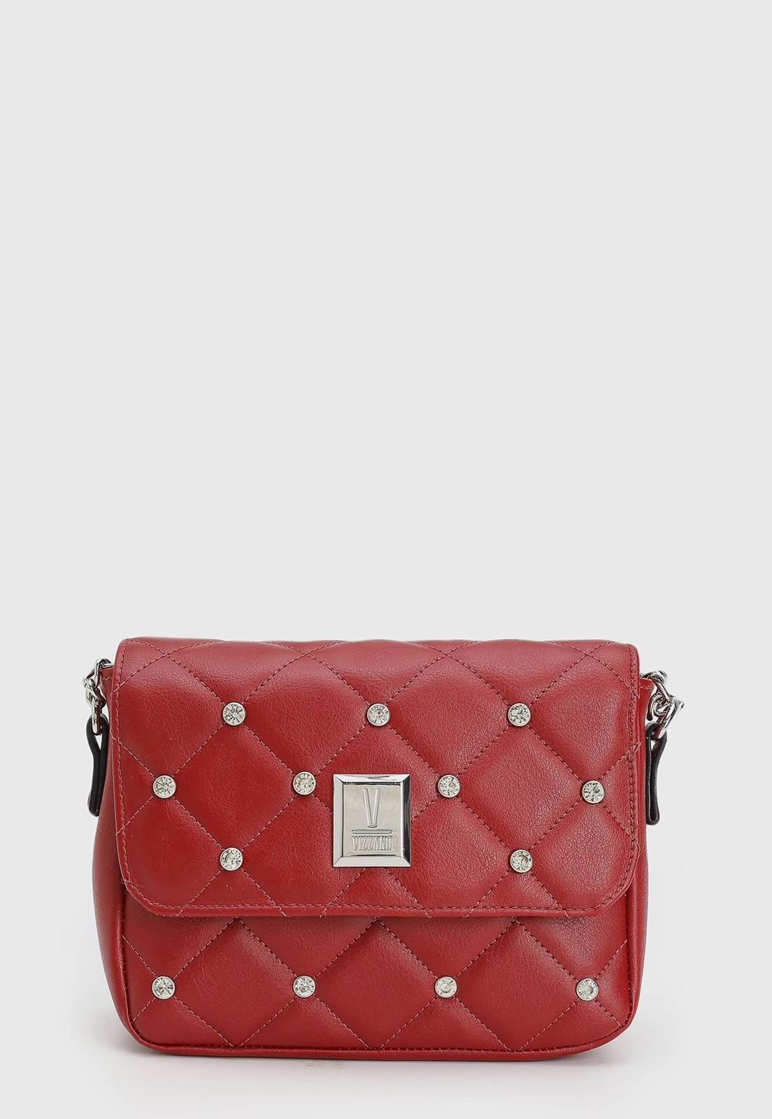 Imagem principal Bolsa Feminina Vizzano Matelassê Tachas Vermelha VIZZANO vermelho