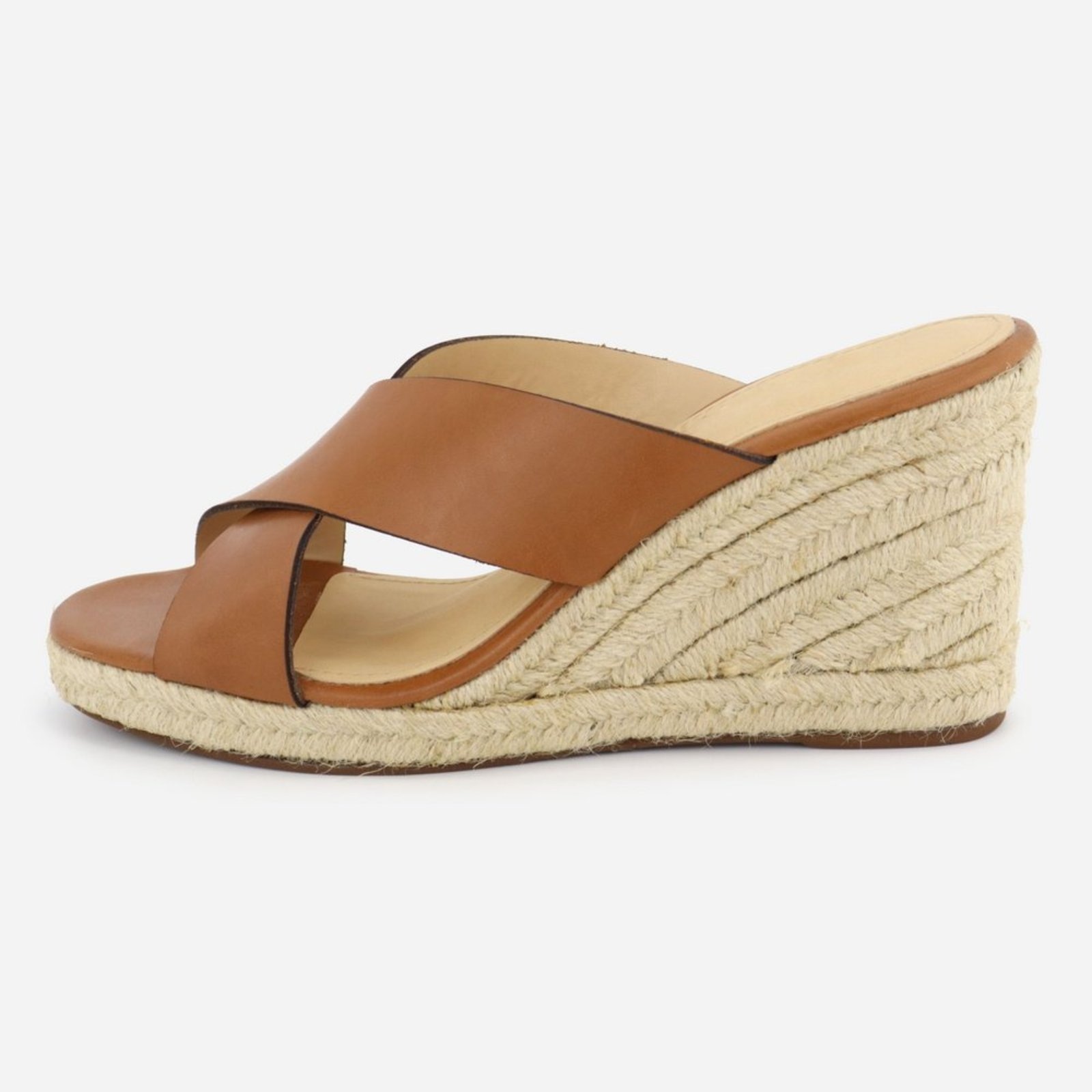 Imagem principal Tamanco Fácil Calce Maria Paula Couro Anabela MARIA PAULA caramelo