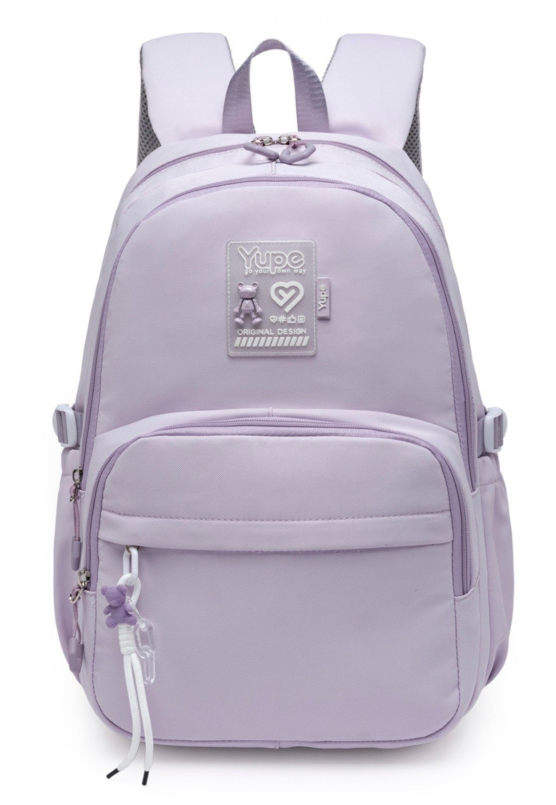 Imagem principal Infantil - Mochila Bolsa Yupe Escolar Reforçada Espaçosa Notebook Casual YUPE lilás