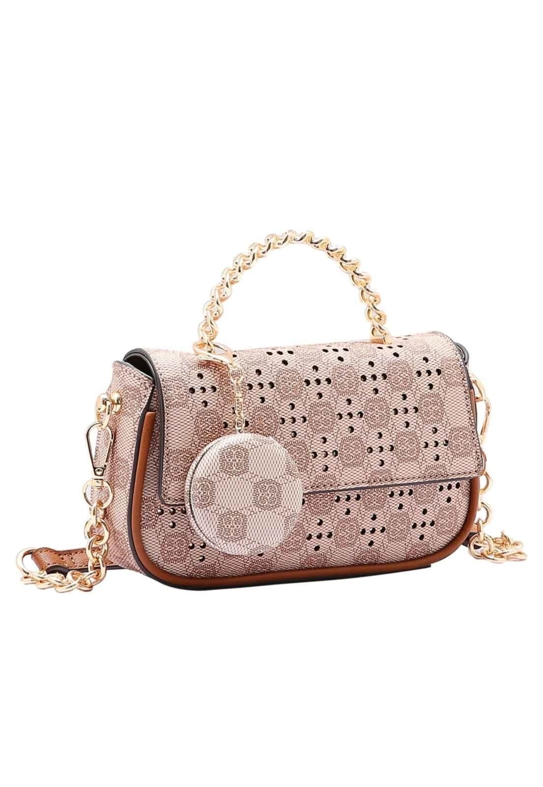 Imagem principal Bolsa Feminina Chenson Original New Cristal Mão 3485032 Chenson marrom