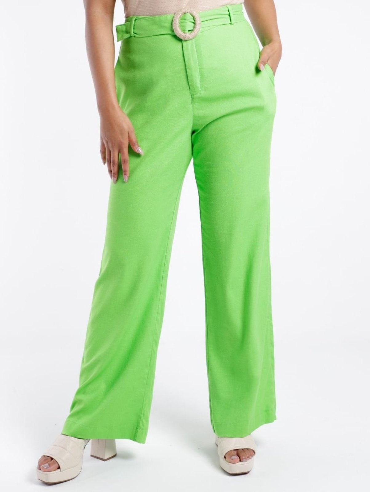 Imagem principal Calça Pantalona Autentique Feminina VERDE Autentique unico verde
