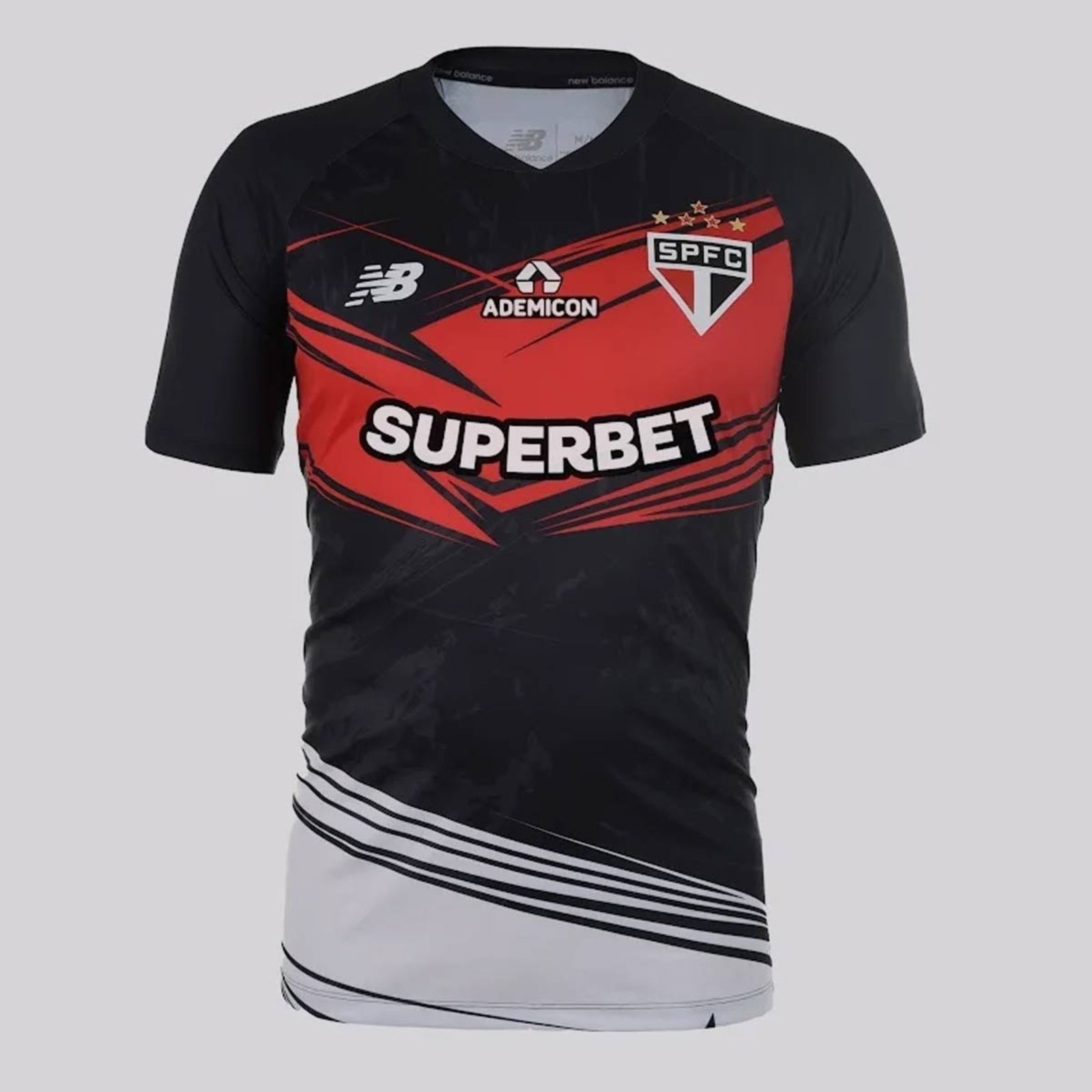 Imagem principal Camisa New Balance São Paulo Goleiro I 2025 New Balance preto