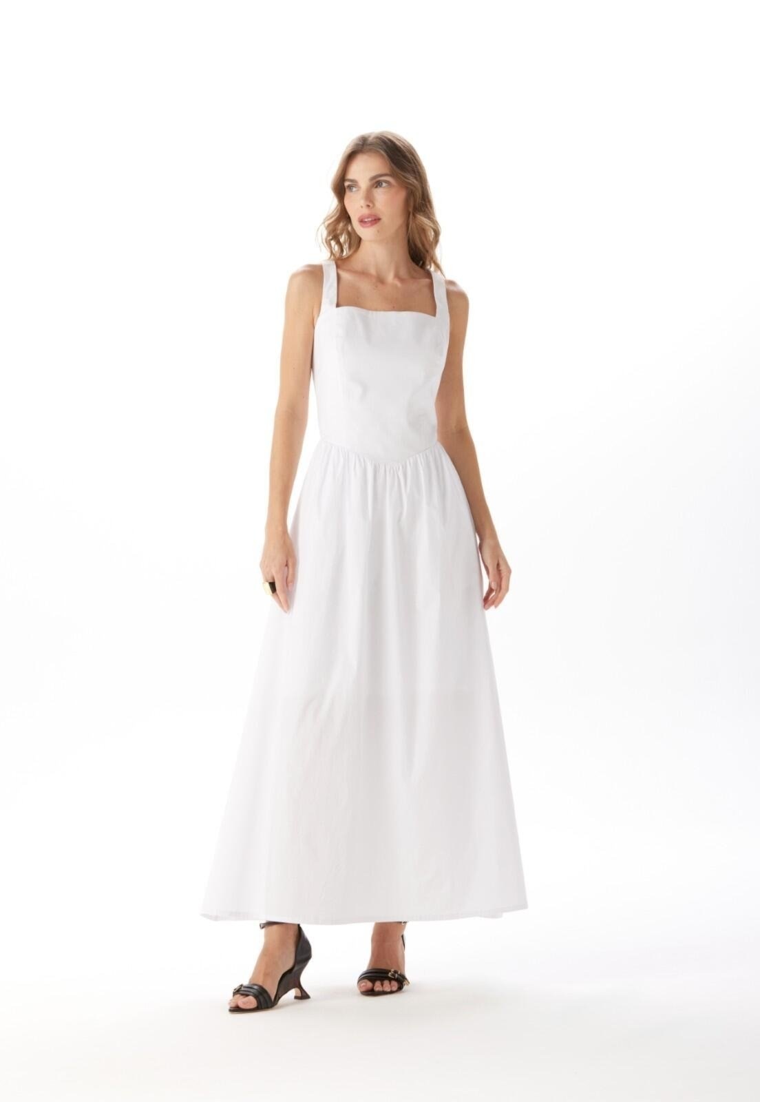 Imagem principal Vestido Longo Alças Largas Traymon Traymon branco