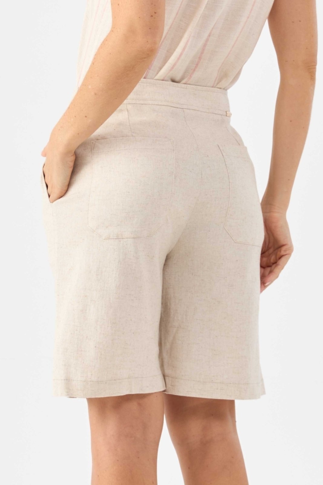 Imagem principal Bermuda PKS Alfaiataria Linho Natural PKS bege natural