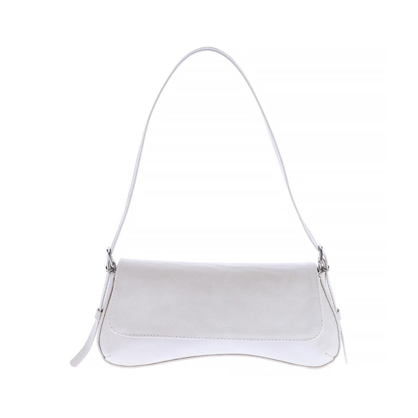 Imagem principal Megan - Bolsa Baguete Minimalista Off White Off-white Damannu Shoes off-white white