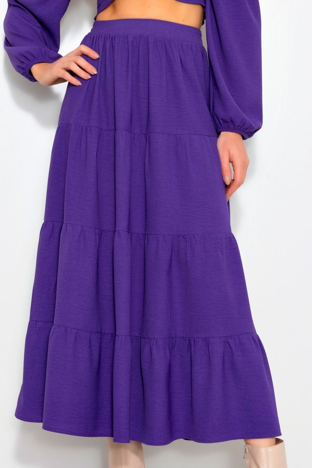 Imagem principal Saia Vanibele Super Midi Púrpura Vanibele roxo púrpura