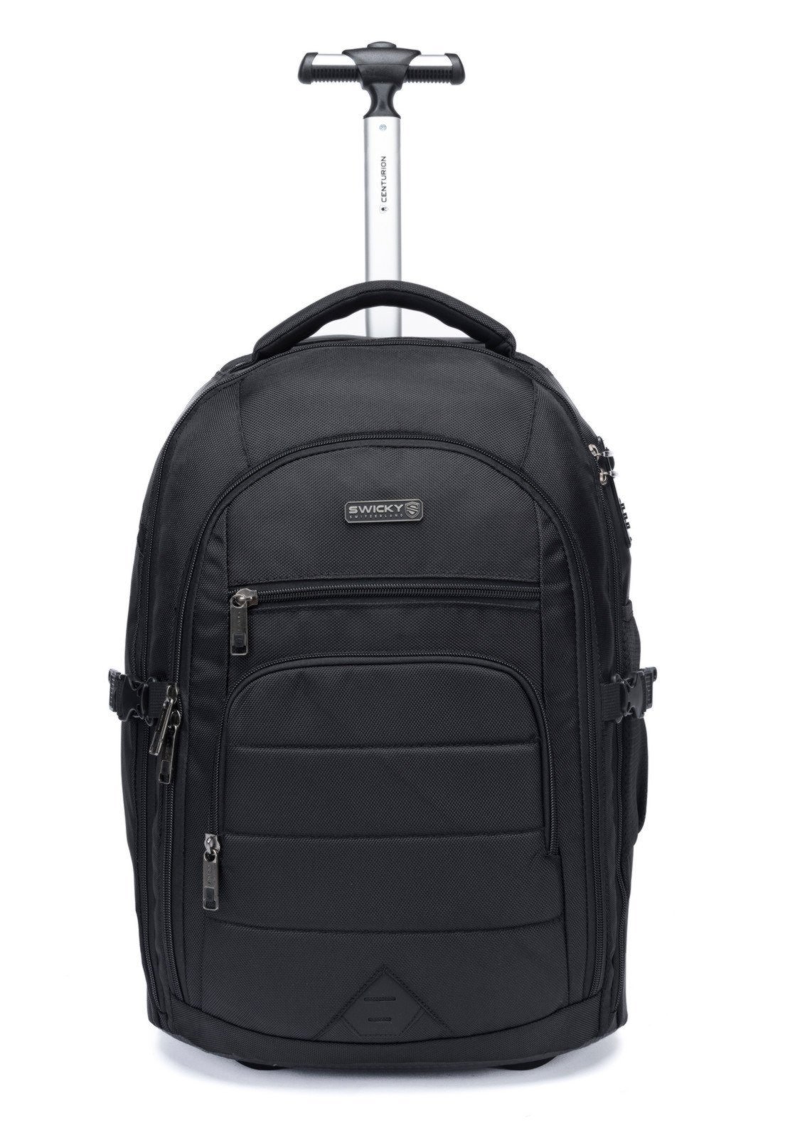 Imagem principal Mochila Rodinhas Swicky Masculina Executiva Resistente Impermeável Trabalho SWICKY preto