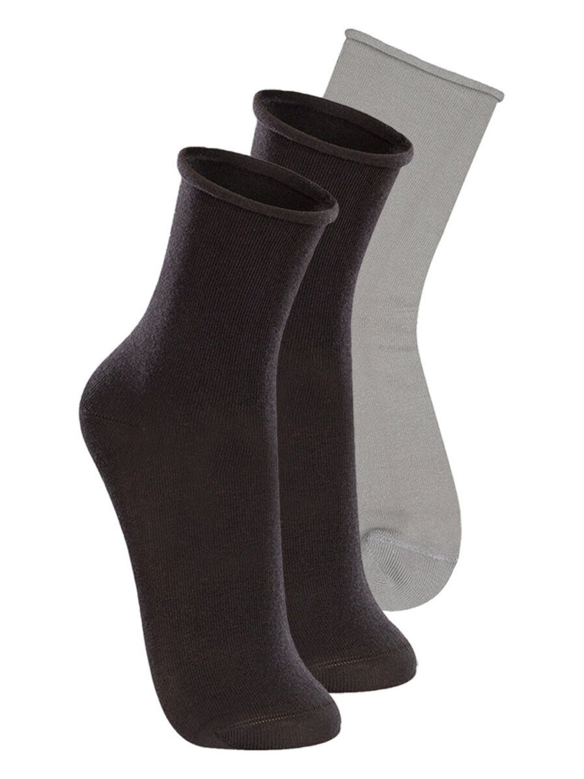 Imagem principal Kit 3 Pares de Meias sem Punho Cano Médio Lupo Lupo branco