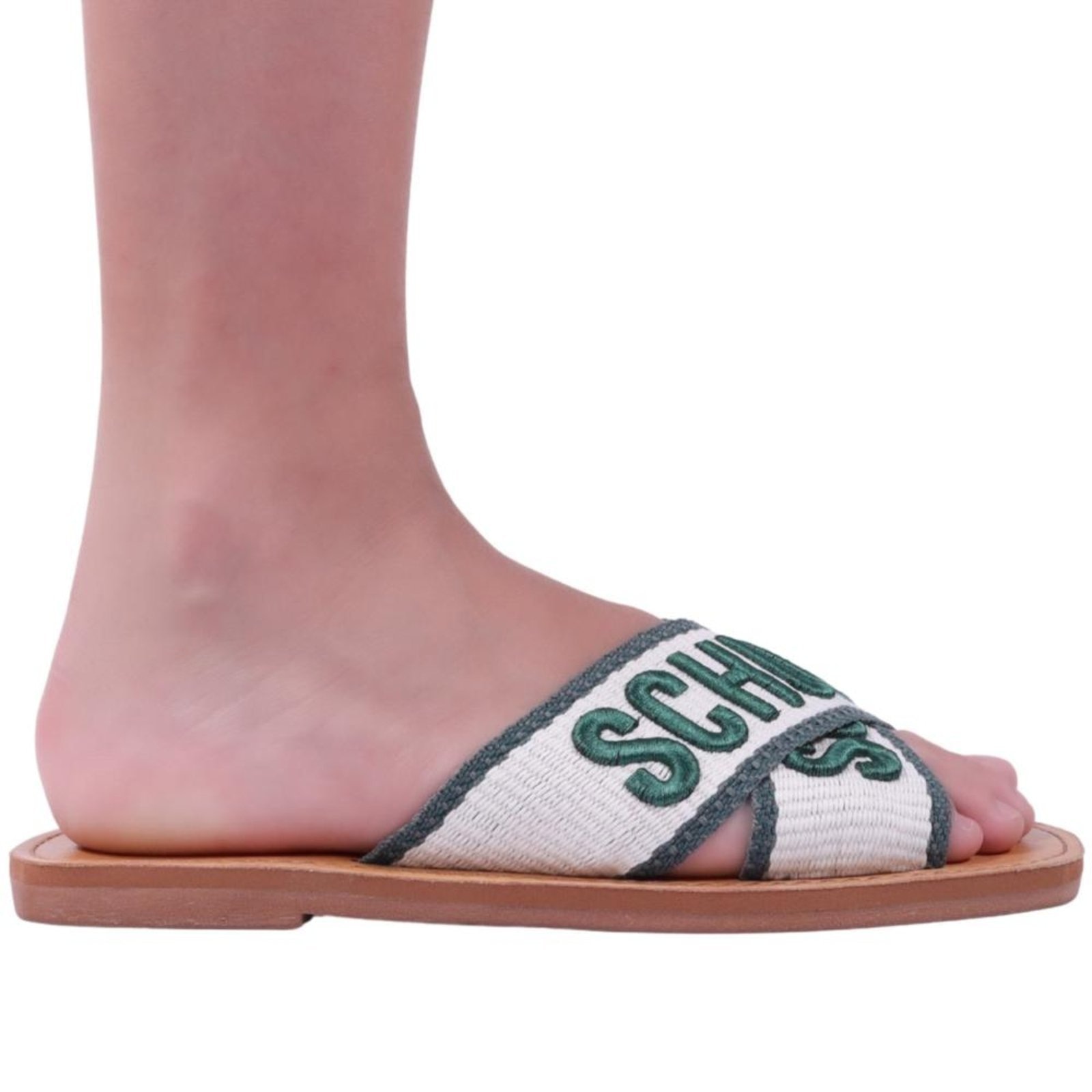 Imagem principal Sandália Rasteira Schutz Feminina S208890116 Verde Incolor Schutz incolor verde