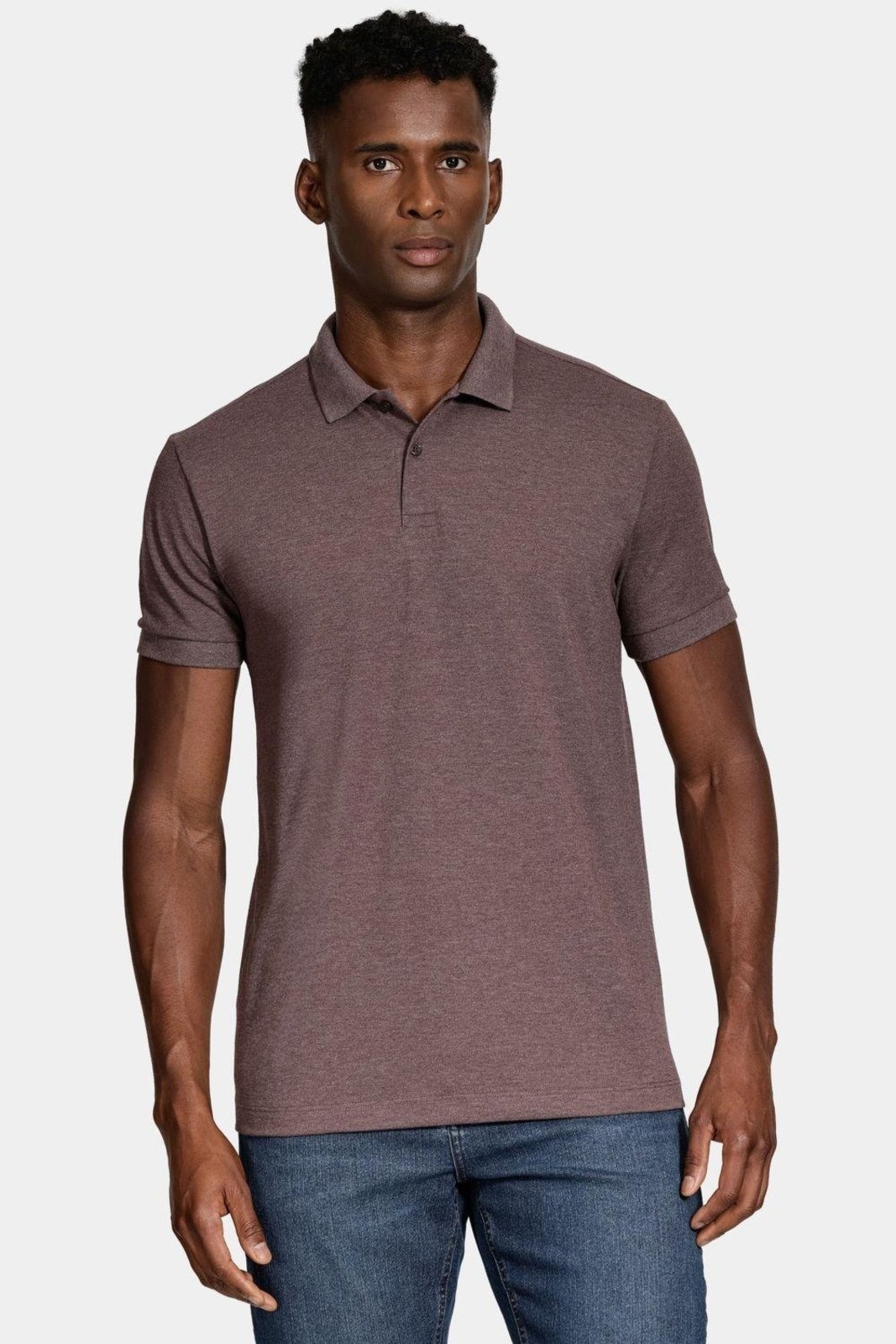 Imagem principal Polo Aramis Manga Curta Mescla Cores Aramis marrom
